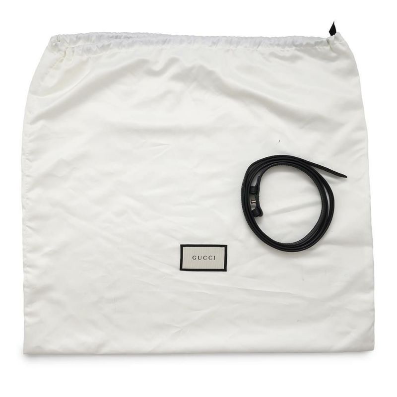 グッチ ハンドバッグ シェリーライン シルヴィ レザー 431665 GUCCI チェーンショルダー Sylvie 2way 黒