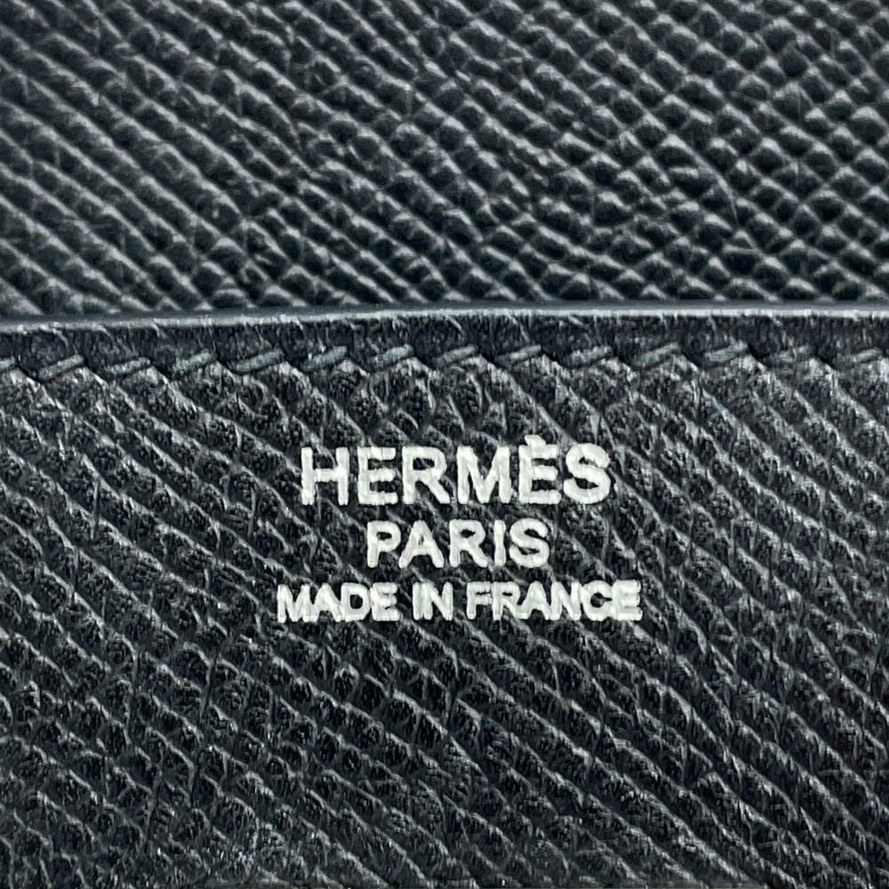 エルメス バーキン30 ブラック/シルバー金具 エプソン □K刻印 HERMES Birkin ハンドバッグ 黒