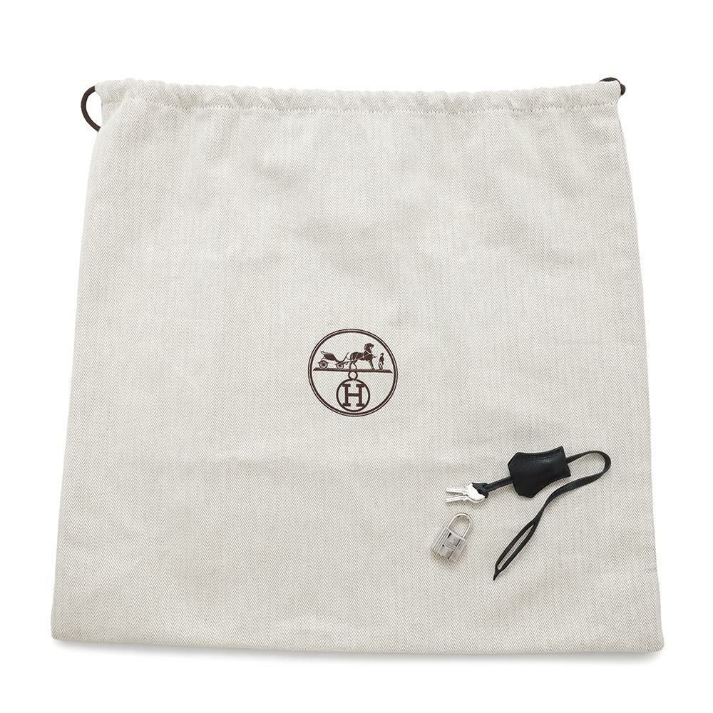 エルメス バーキン30 ブラック/シルバー金具 エプソン □K刻印 HERMES Birkin ハンドバッグ 黒