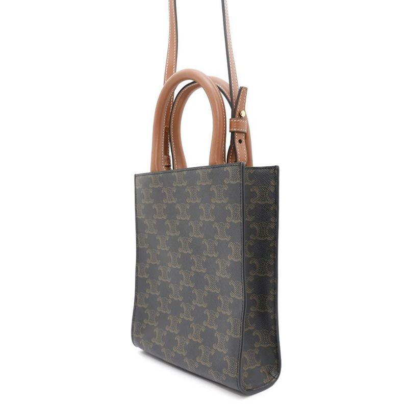 セリーヌ ハンドバッグ トリオンフ ミニ バーティカル カバ 194372 CELINE 2wayショルダーバッグ