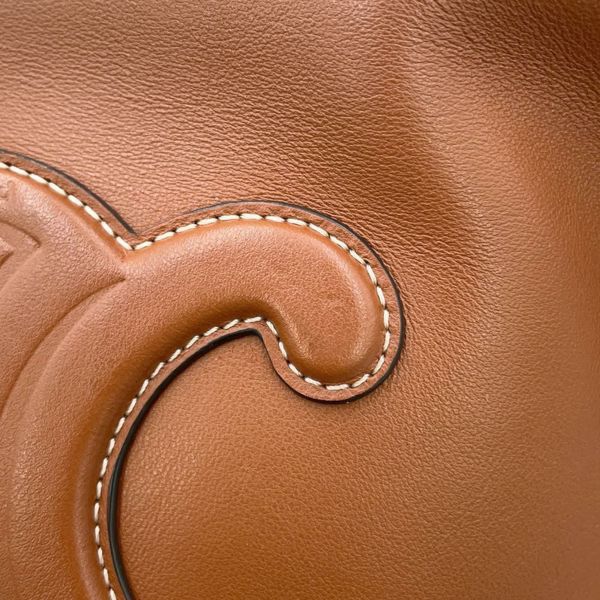 セリーヌ ハンドバッグ スモール カバ ドローストリング キュイル トリオンフ レザー 111013 CELINE 2way