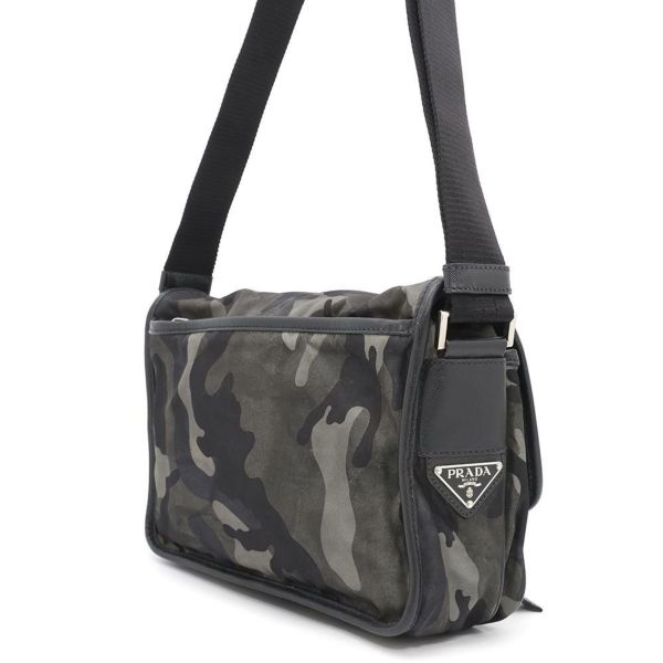 プラダ ショルダーバッグ カモフラージュ柄 ナイロン PRADA