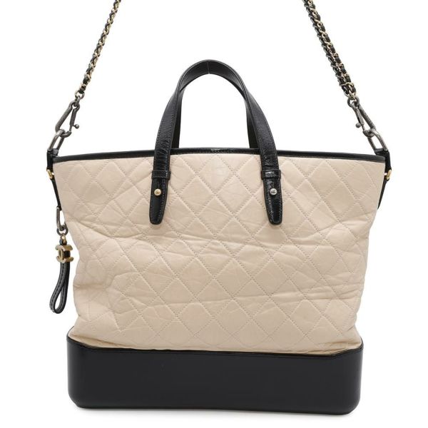 シャネル チェーンショルダーバッグ ガブリエル CHANEL 2wayハンドバッグ 黒