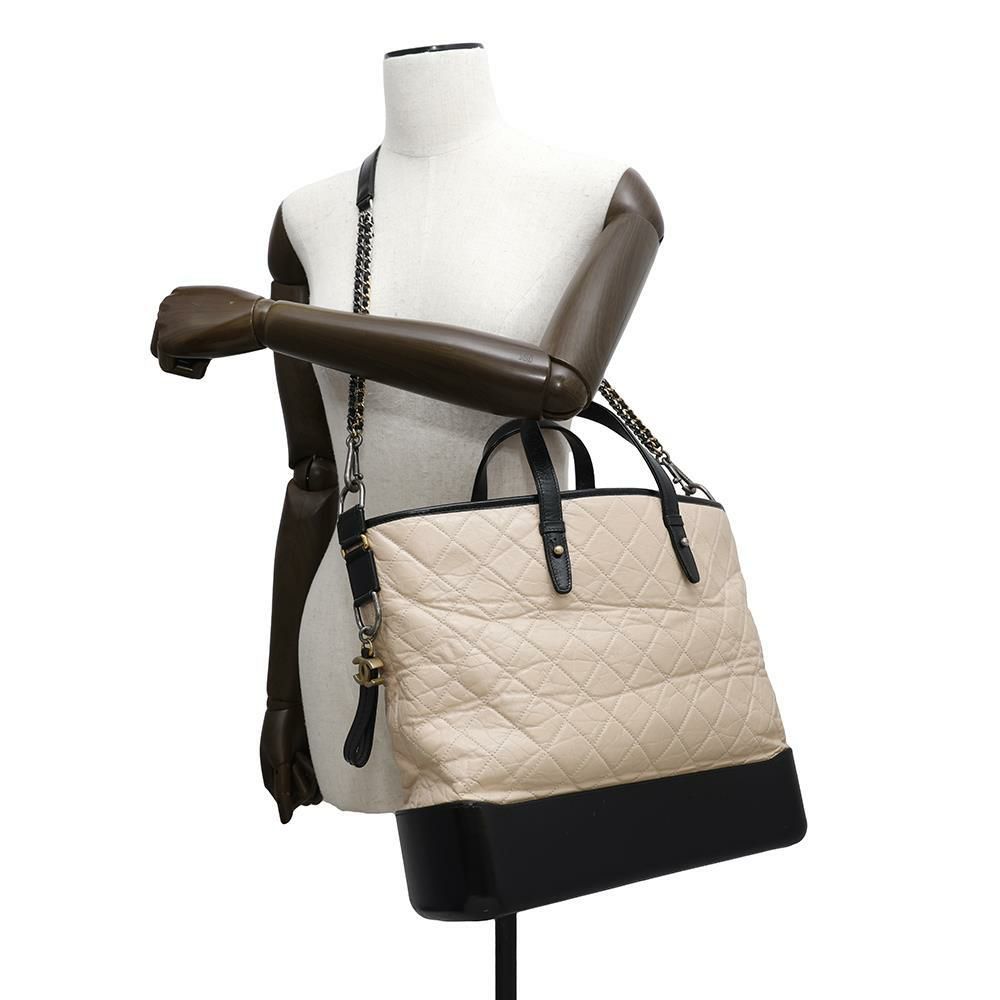 シャネル チェーンショルダーバッグ ガブリエル CHANEL 2wayハンドバッグ 黒