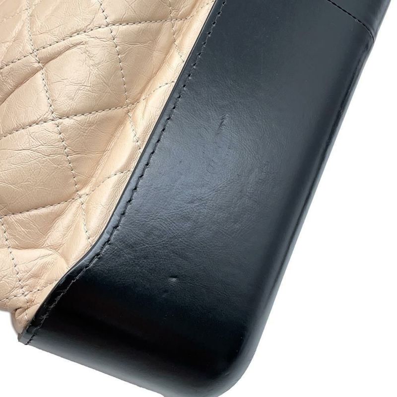 シャネル チェーンショルダーバッグ ガブリエル CHANEL 2wayハンドバッグ 黒