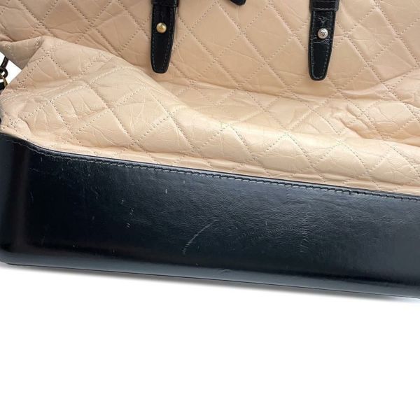 シャネル チェーンショルダーバッグ ガブリエル CHANEL 2wayハンドバッグ 黒