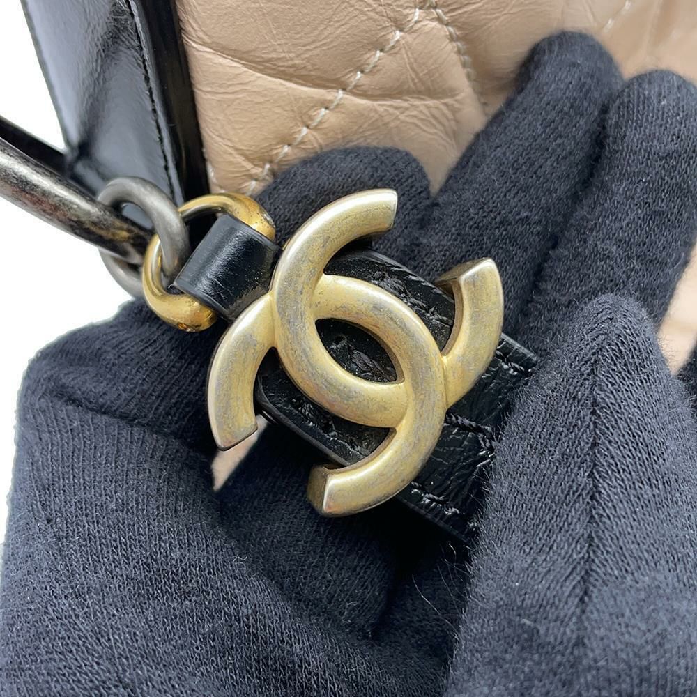 シャネル チェーンショルダーバッグ ガブリエル CHANEL 2wayハンドバッグ 黒