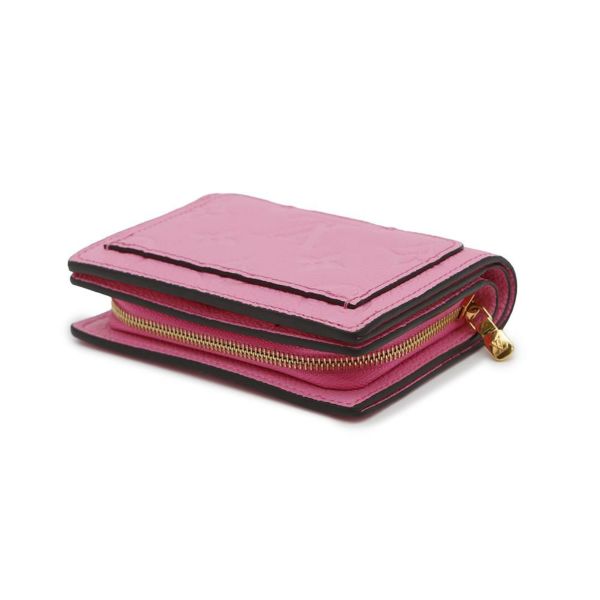 ルイヴィトン 二つ折り財布 モノグラム・アンプラント ポルトフォイユ・クレア M82514 LOUIS VUITTON ピンク