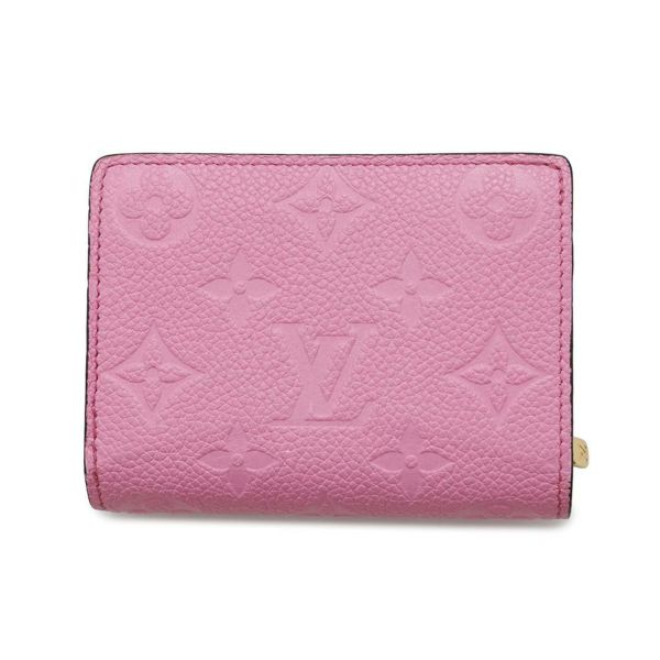 ルイヴィトン 二つ折り財布 モノグラム・アンプラント ポルトフォイユ・クレア M82514 LOUIS VUITTON ピンク