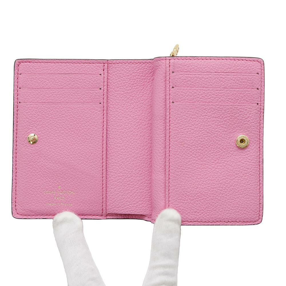 ルイヴィトン 二つ折り財布 モノグラム・アンプラント ポルトフォイユ・クレア M82514 LOUIS VUITTON ピンク
