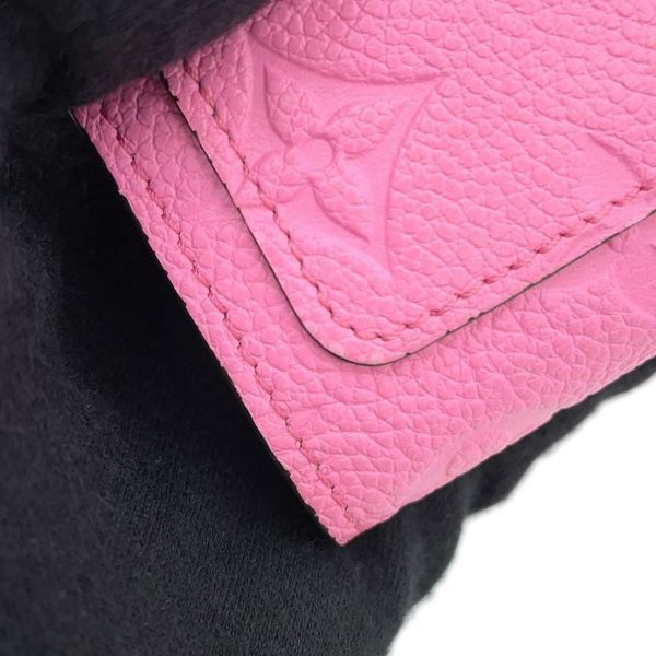 ルイヴィトン 二つ折り財布 モノグラム・アンプラント ポルトフォイユ・クレア M82514 LOUIS VUITTON ピンク
