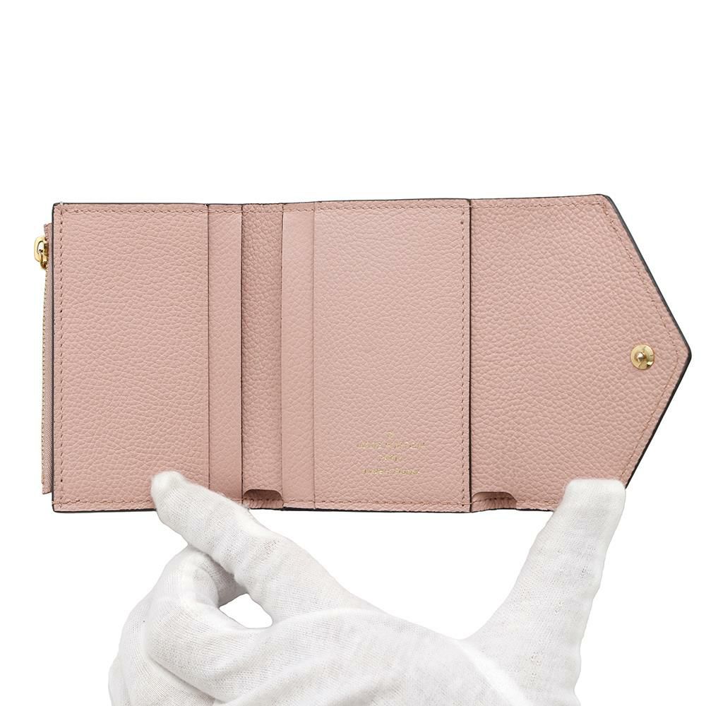ルイヴィトン 三つ折り財布 モノグラム・アンプラント ポルトフォイユ・ゾエ M62936 LOUIS VUITTON コンパクト ピンク