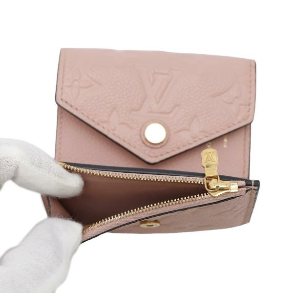 ルイヴィトン 三つ折り財布 モノグラム・アンプラント ポルトフォイユ・ゾエ M62936 LOUIS VUITTON コンパクト ピンク