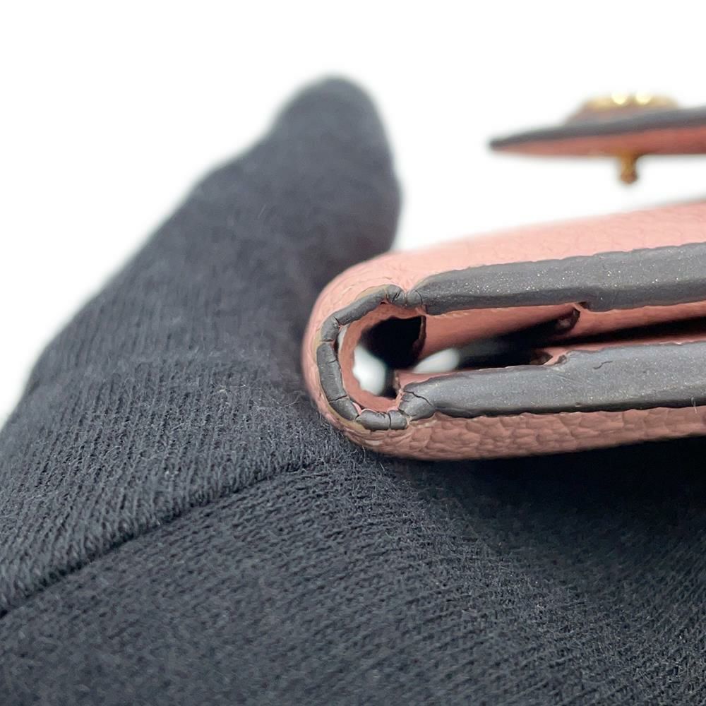 ルイヴィトン 三つ折り財布 モノグラム・アンプラント ポルトフォイユ・ゾエ M62936 LOUIS VUITTON コンパクト ピンク