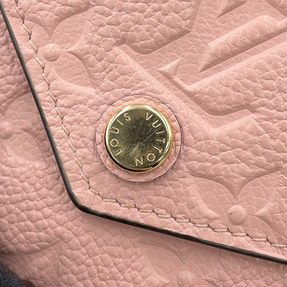 ルイヴィトン 三つ折り財布 モノグラム・アンプラント ポルトフォイユ・ゾエ M62936 LOUIS VUITTON コンパクト ピンク
