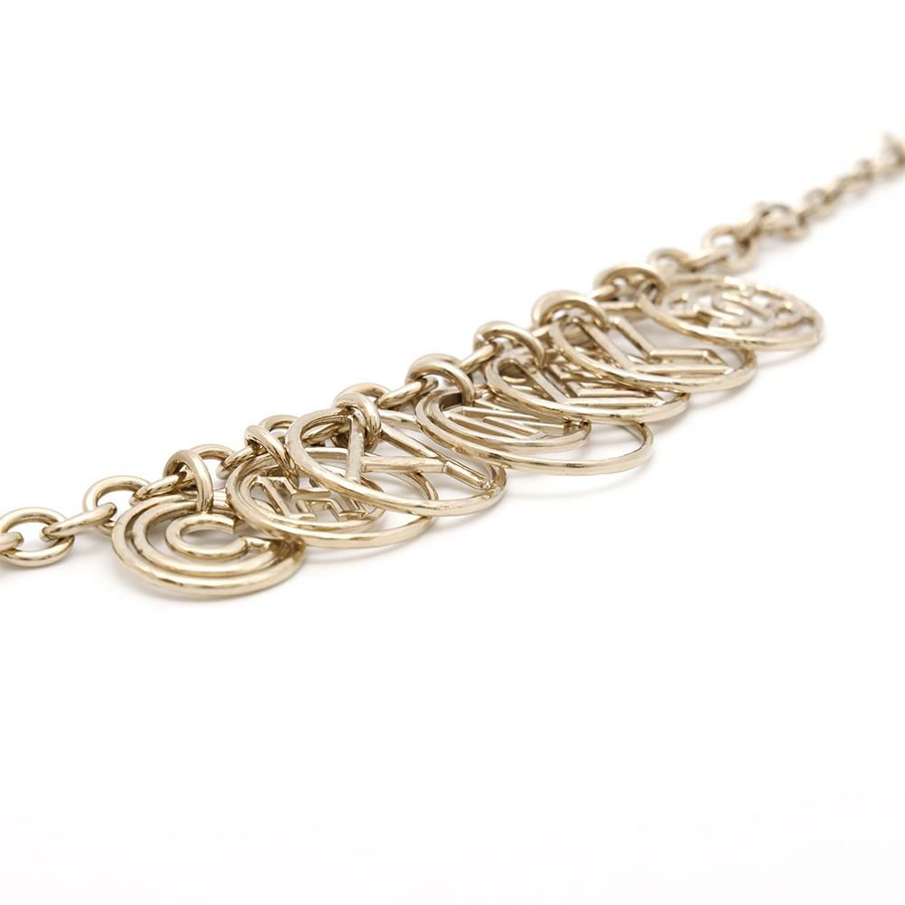 シャネル ブレスレット ココマーク ロゴ サークル メタル B17C CHANEL アクセサリー