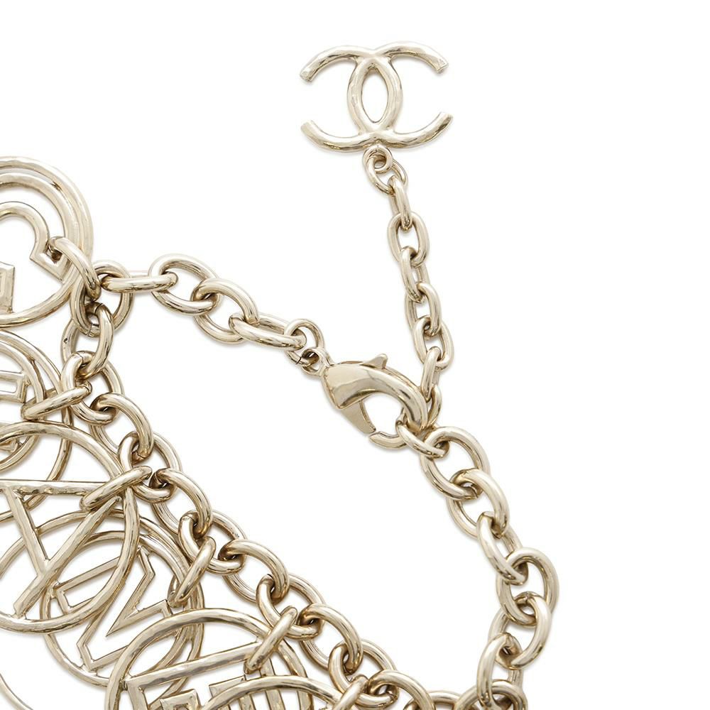 シャネル ブレスレット ココマーク ロゴ サークル メタル B17C CHANEL アクセサリー