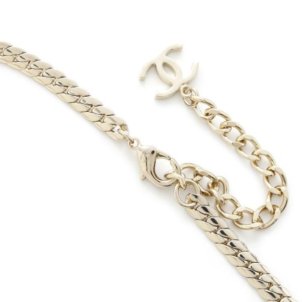 シャネル ネックレス ココマーク ラインストーン メタル B24P CHANEL チェーン アクセサリー
