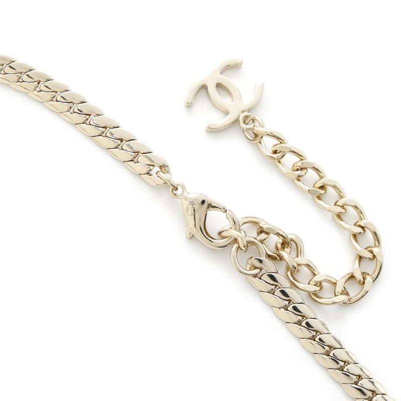 シャネル ネックレス ココマーク ラインストーン メタル B24P CHANEL チェーン アクセサリー