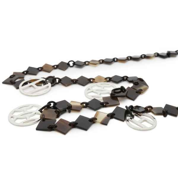 エルメス ネックレス Diva ディーヴァ バッファローホーン 水牛 HERMES ペンダント アクセサリー