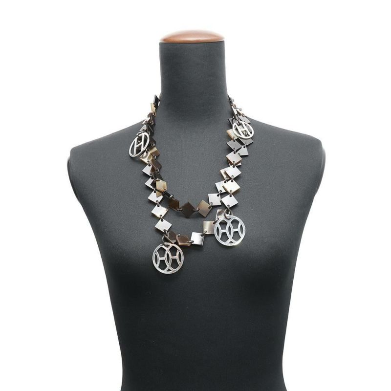 エルメス ネックレス Diva ディーヴァ バッファローホーン 水牛 HERMES ペンダント アクセサリー