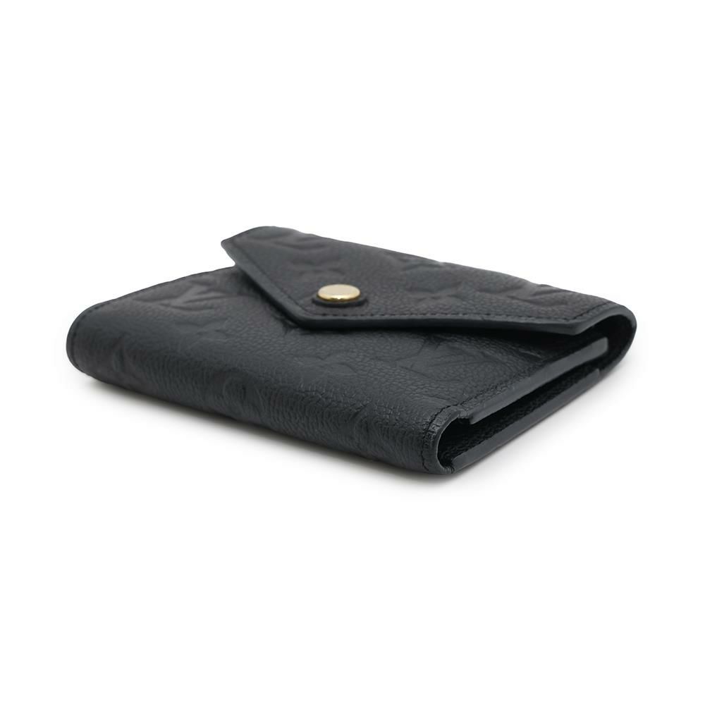 ルイヴィトン 三つ折り財布 モノグラム・アンプラント ポルトフォイユ・ヴィクトリーヌ M64060 LOUIS VUITTON 黒 ブラック