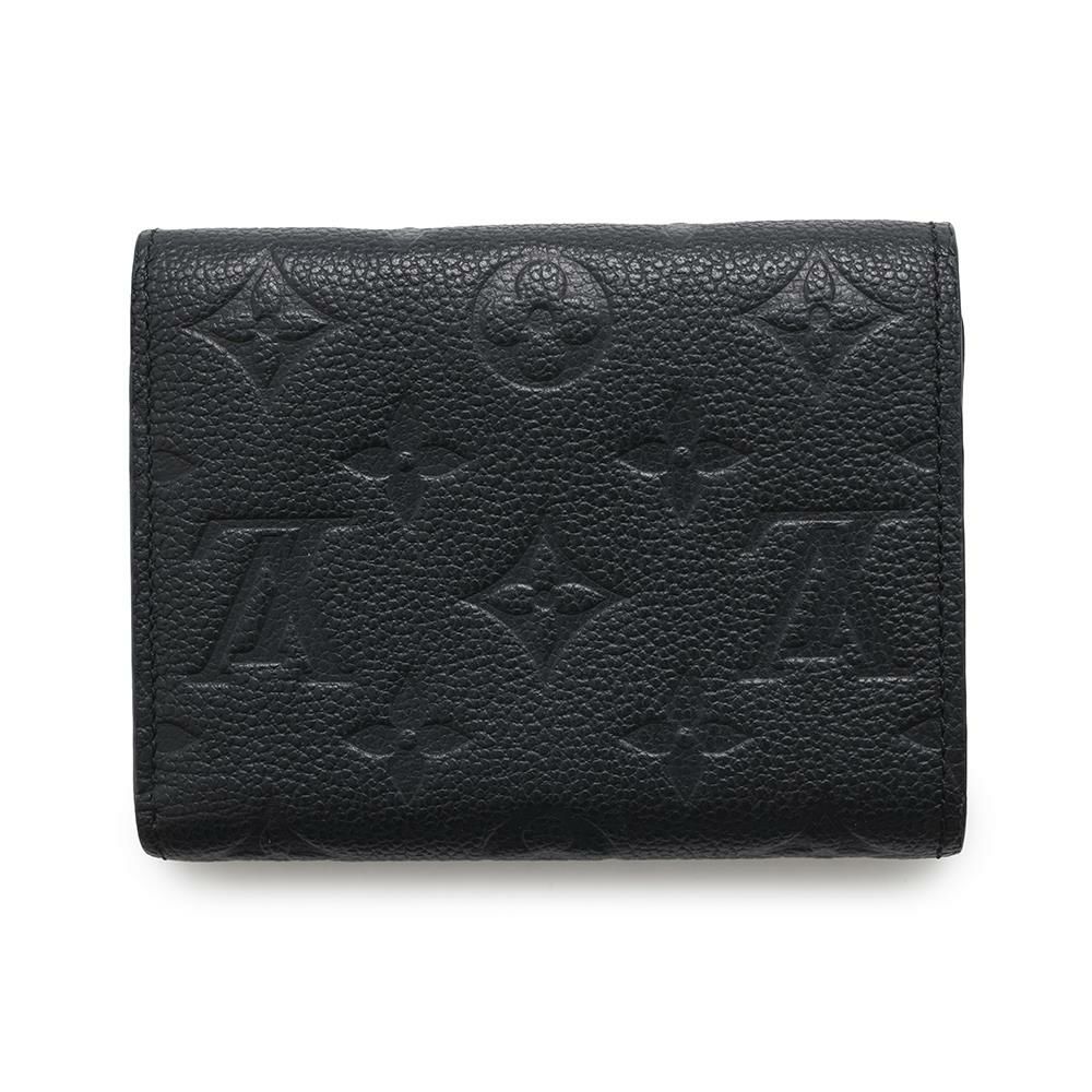 ルイヴィトン 三つ折り財布 モノグラム・アンプラント ポルトフォイユ・ヴィクトリーヌ M64060 LOUIS VUITTON 黒 ブラック