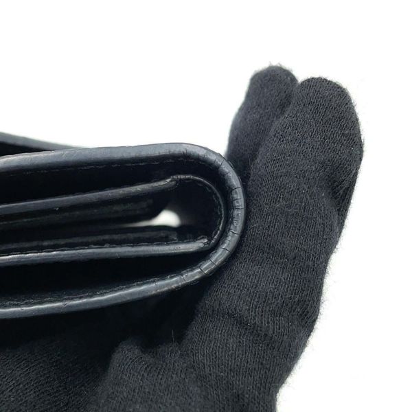 ルイヴィトン 三つ折り財布 モノグラム・アンプラント ポルトフォイユ・ヴィクトリーヌ M64060 LOUIS VUITTON 黒 ブラック