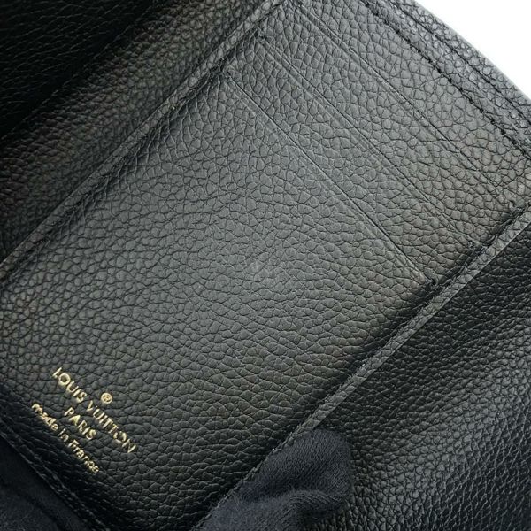 ルイヴィトン 三つ折り財布 モノグラム・アンプラント ポルトフォイユ・ヴィクトリーヌ M64060 LOUIS VUITTON 黒 ブラック