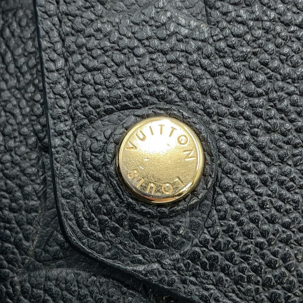 ルイヴィトン 三つ折り財布 モノグラム・アンプラント ポルトフォイユ・ヴィクトリーヌ M64060 LOUIS VUITTON 黒 ブラック