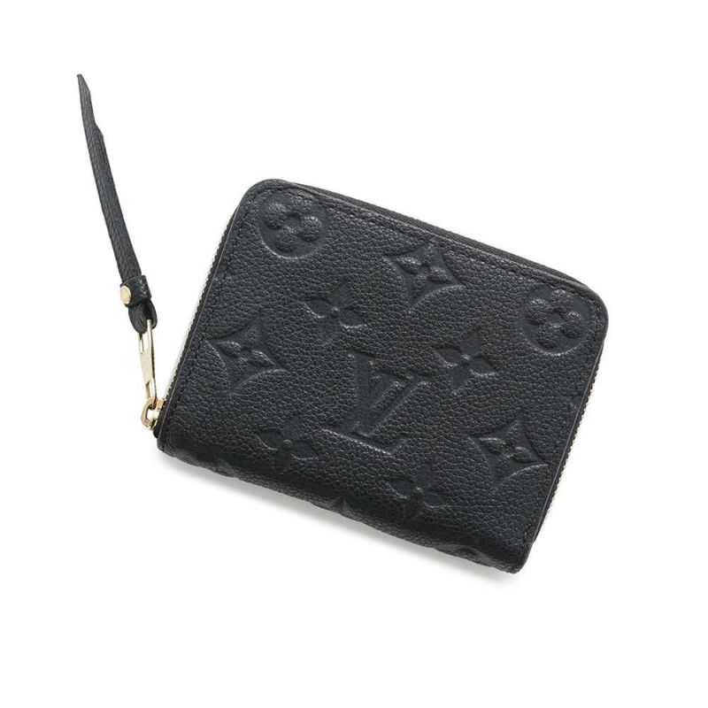 ルイヴィトン コインケース モノグラム・アンプラント ジッピー・コインパース M60574 LOUIS VUITTON 小銭入れ 黒 ブラック