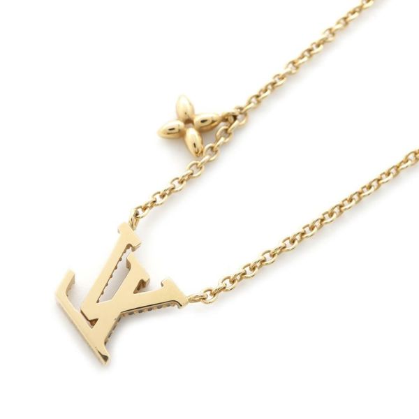 ルイヴィトン ネックレス モノグラム フラワー コリエ LV アイコニック メタル ラインストーン M00596 LOUIS VUITTON アクセサリー