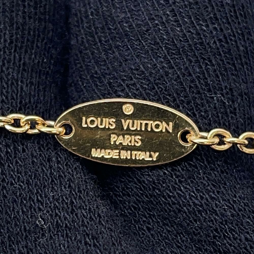ルイヴィトン ネックレス モノグラム フラワー コリエ LV アイコニック メタル ラインストーン M00596 LOUIS VUITTON アクセサリー