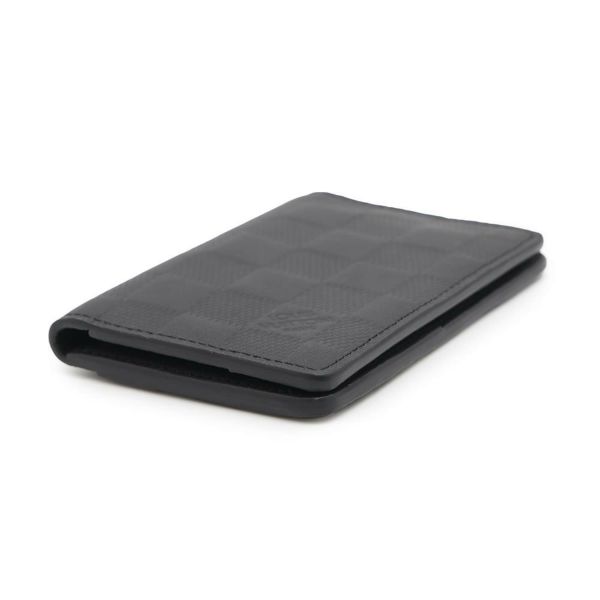 ルイヴィトン カードケース ダミエ・アンフィニ オーガナイザー・ドゥ ポッシュ N63197 LOUIS VUITTON ブラック 黒