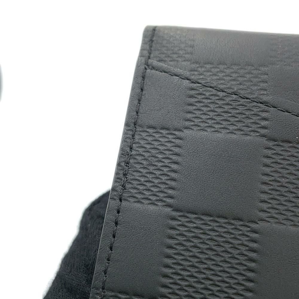 ルイヴィトン カードケース ダミエ・アンフィニ オーガナイザー・ドゥ ポッシュ N63197 LOUIS VUITTON ブラック 黒