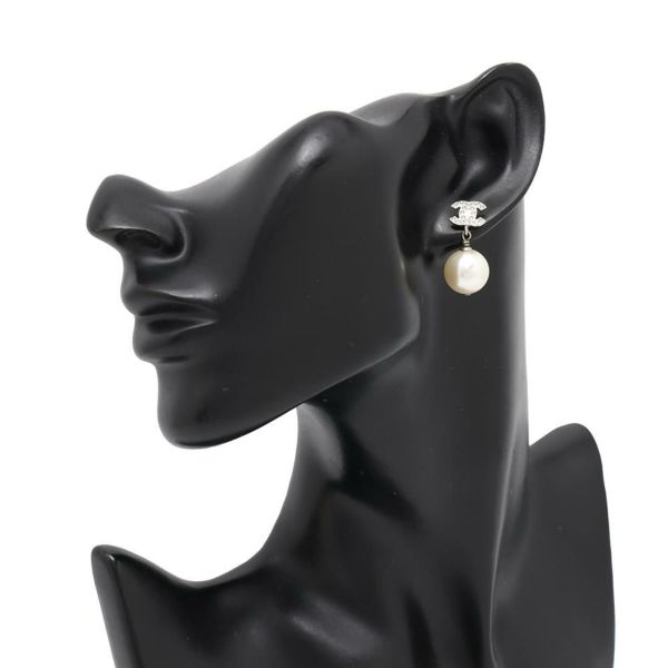 シャネル ピアス ココマーク ラインストーン フェイクパール A22 V A36138 CHANEL アクセサリー