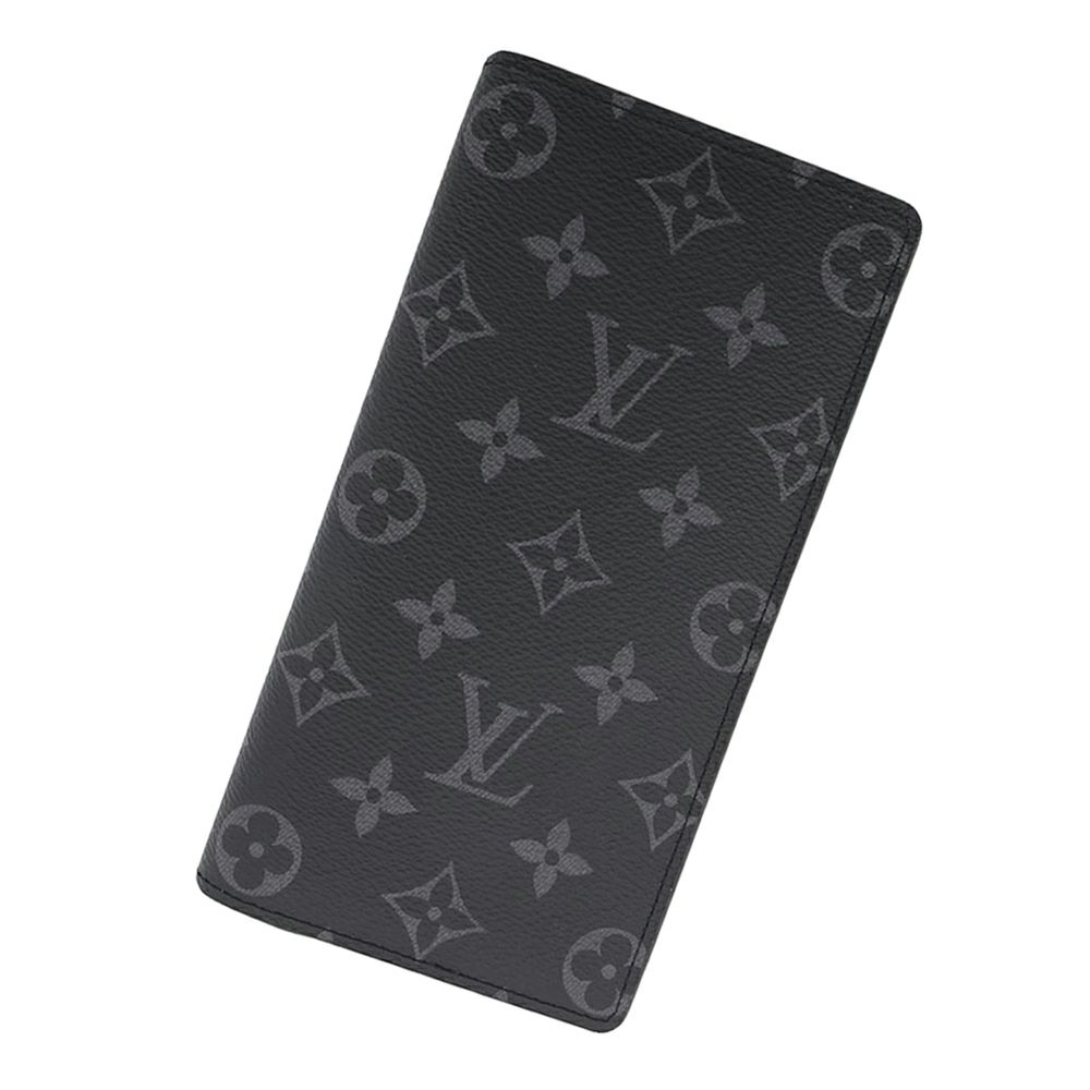 ルイヴィトン 長財布 モノグラム・エクリプス ポルトフォイユ・ブラザ M61697 LOUIS VUITTON ブラック 黒
