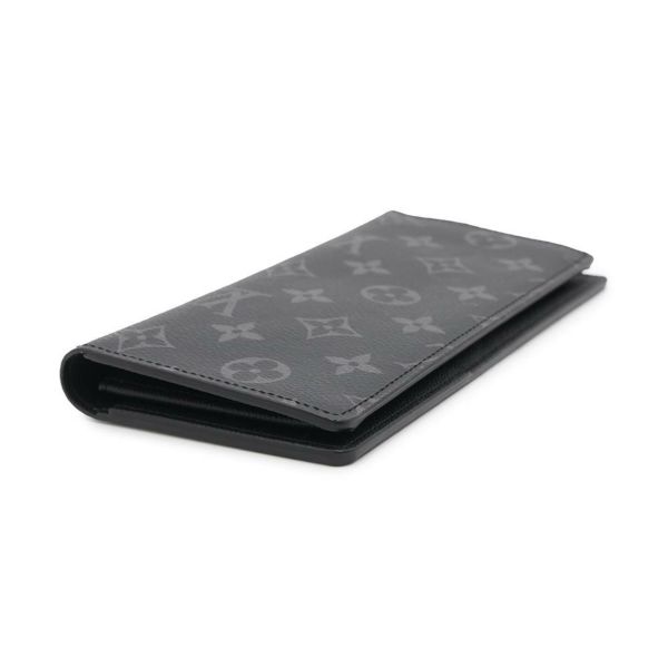 ルイヴィトン 長財布 モノグラム・エクリプス ポルトフォイユ・ブラザ M61697 LOUIS VUITTON ブラック 黒