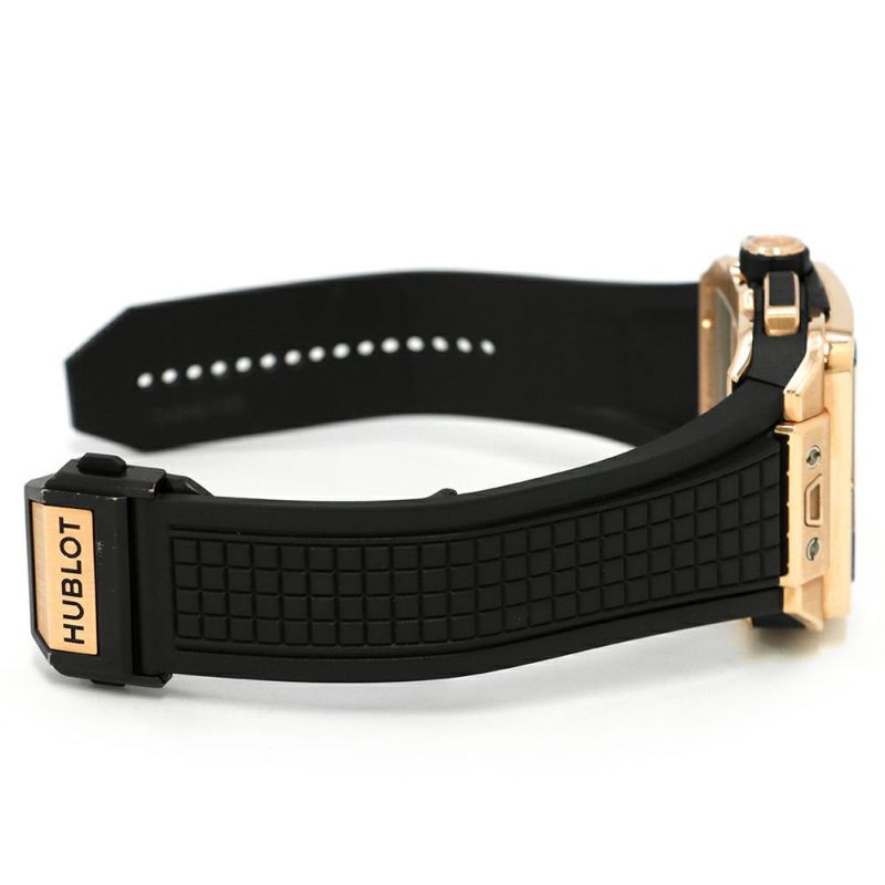 ウブロ スクエアバン ウニコ キングゴールド 821.OX.0180.RX HUBLOT 腕時計 スケルトン文字盤