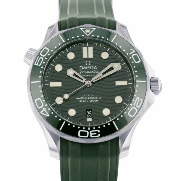 オメガ シーマスター ダイバー300 210.32.42.20.10.001 OMEGA 腕時計 グリーン文字盤