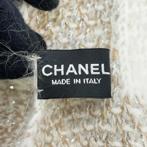 シャネル マフラー アンゴラ CHANEL アパレル ストール 白