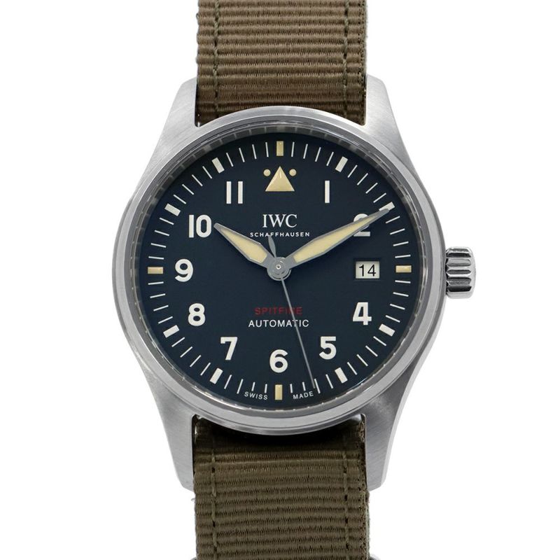 IWC パイロット・ウォッチ・オートマティック ・スピットファイア IW326801 腕時計 黒文字盤