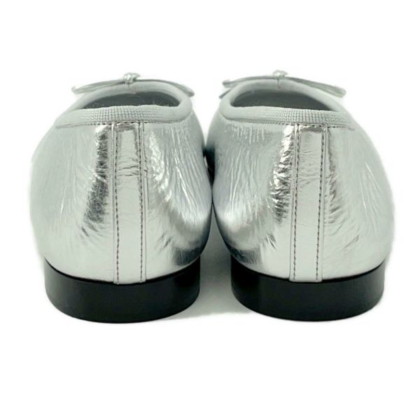 シャネル パンプス ココマーク レザー バレエシューズ レディースサイズ38C G02819 CHANEL 靴 黒