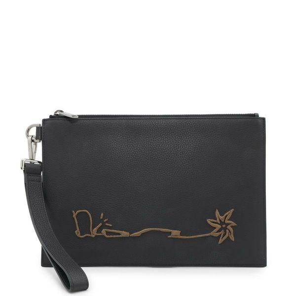 クリスチャン・ディオール クラッチバッグ カクタスジャック コラボ 2ESCA338SOT Christian Dior 黒