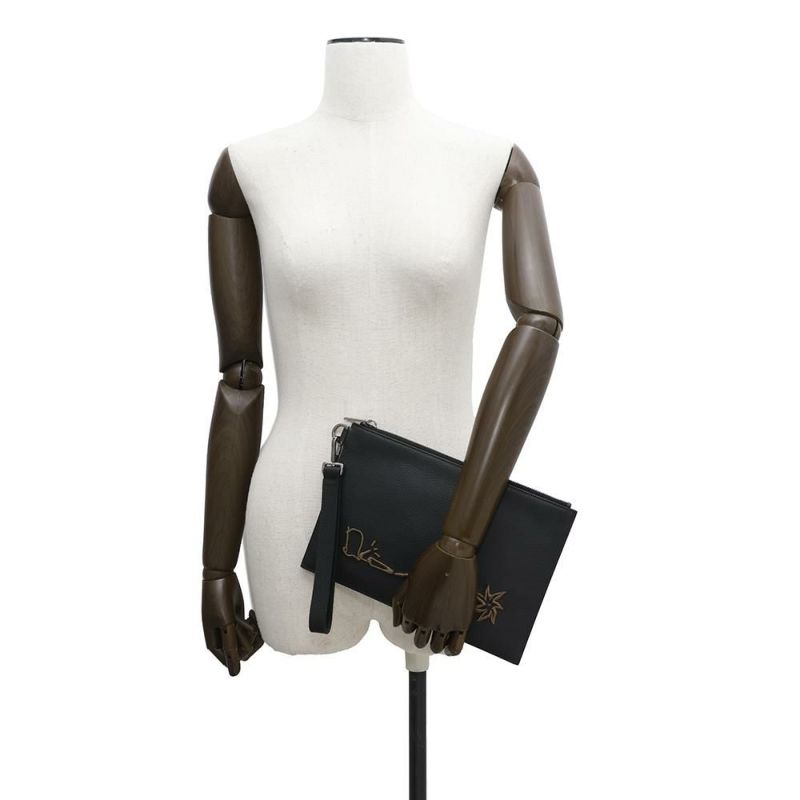 クリスチャン・ディオール クラッチバッグ カクタスジャック コラボ 2ESCA338SOT Christian Dior 黒