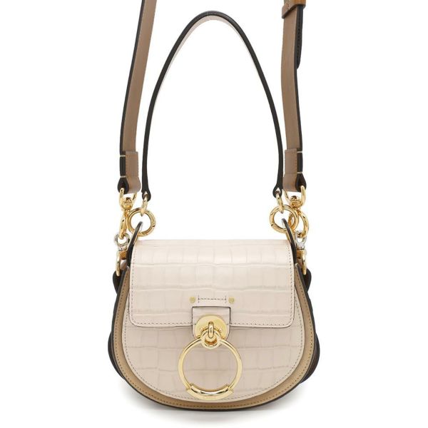 クロエ ハンドバッグ テス TESS スモール クロコ型押しレザー CHC19SS153A876J5 Chloe 2way