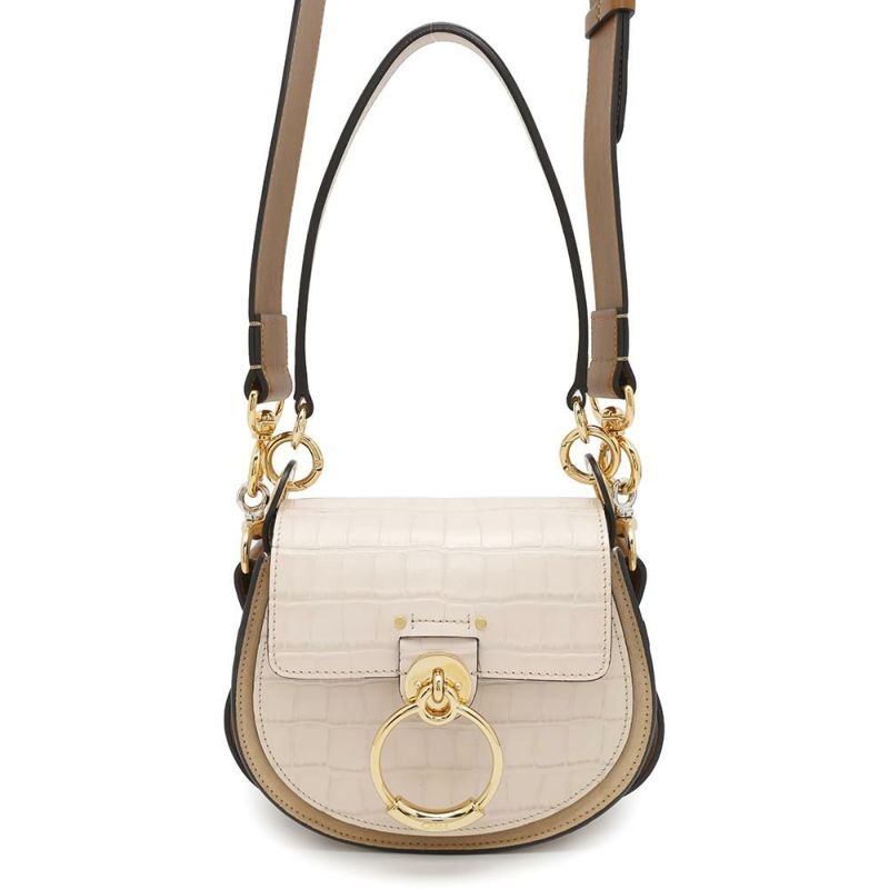 クロエ ハンドバッグ テス TESS スモール クロコ型押しレザー CHC19SS153A876J5 Chloe 2way