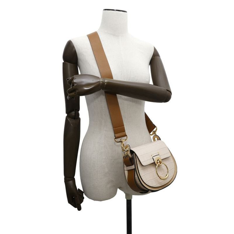 クロエ ハンドバッグ テス TESS スモール クロコ型押しレザー CHC19SS153A876J5 Chloe 2way