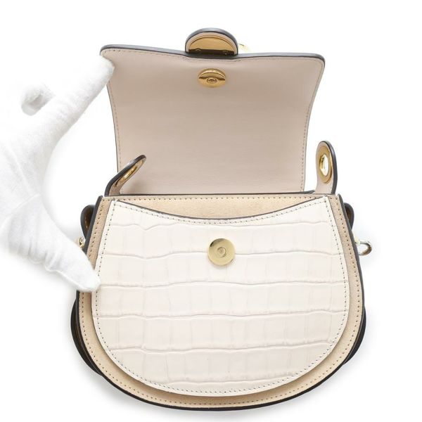 クロエ ハンドバッグ テス TESS スモール クロコ型押しレザー CHC19SS153A876J5 Chloe 2way