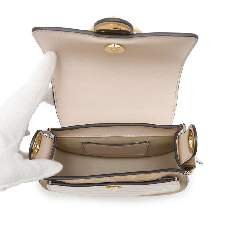 クロエ ハンドバッグ テス TESS スモール クロコ型押しレザー CHC19SS153A876J5 Chloe 2way